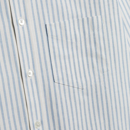 Portuguese Flannel Montebelo Stripe Shirt - Blue