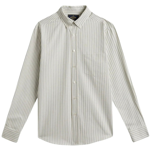 Portuguese Flannel Montebelo Stripe Shirt - Green
