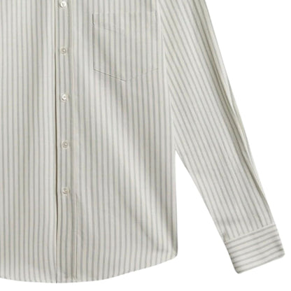 Portuguese Flannel Montebelo Stripe Shirt - Green