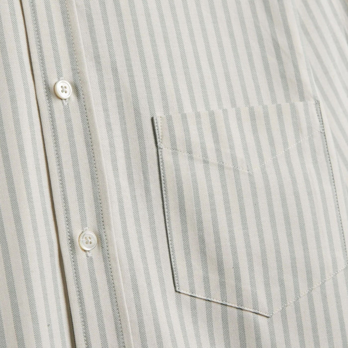 Portuguese Flannel Montebelo Stripe Shirt - Green
