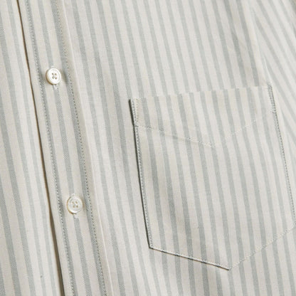 Portuguese Flannel Montebelo Stripe Shirt - Green