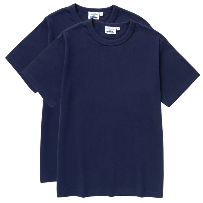 Power Goods 2 Pack Archive T-Shirt - Navy