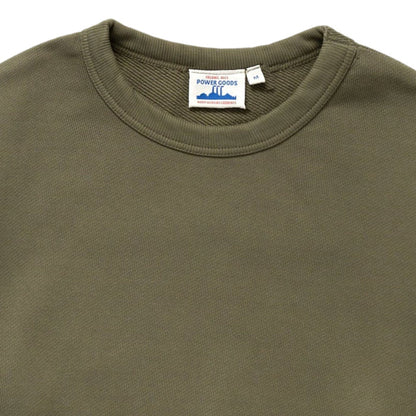 Power Goods Loopback Crewneck - Olive