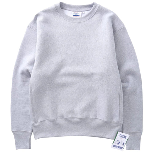 Power Goods Super Weight Crewneck - Heather Grey