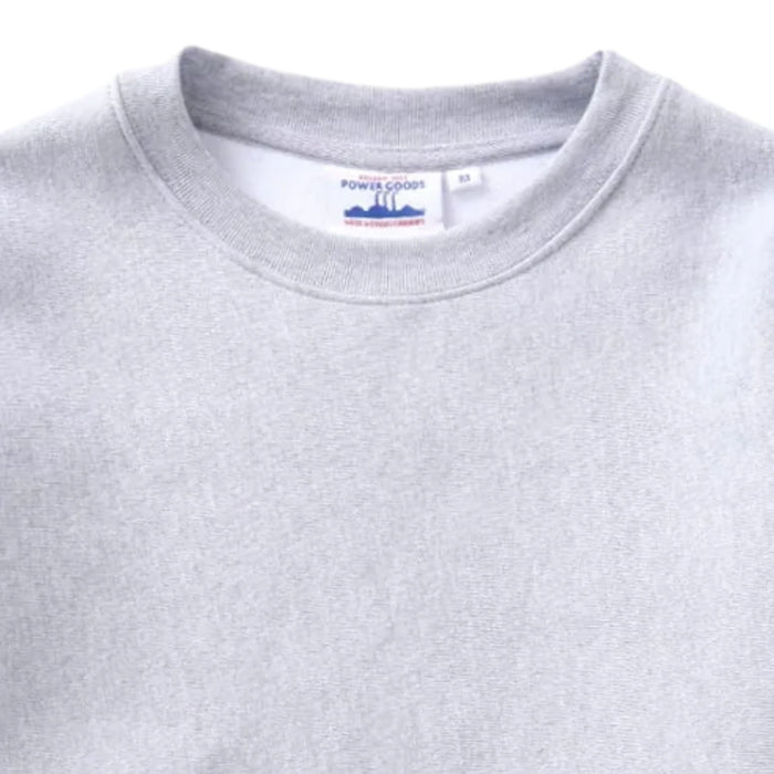 Power Goods Super Weight Crewneck - Heather Grey