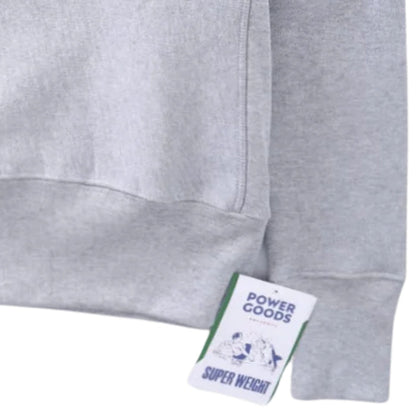 Power Goods Super Weight Crewneck - Heather Grey