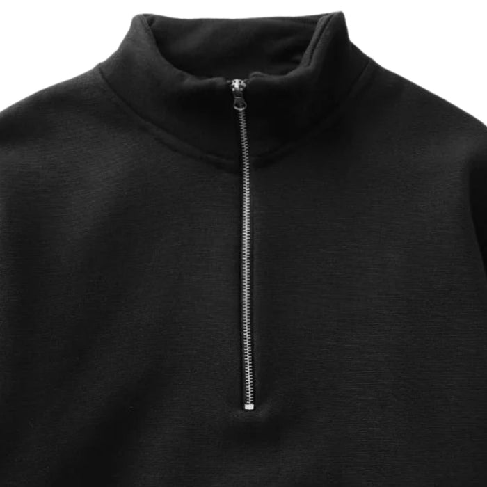 Power Goods Super Weight Quarter Zip - Black