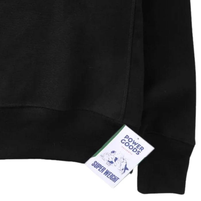 Power Goods Super Weight Quarter Zip - Black