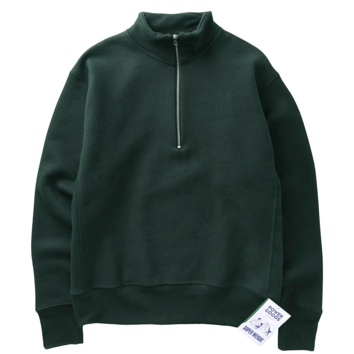 Power Goods Super Weight Quarter Zip - Forest
