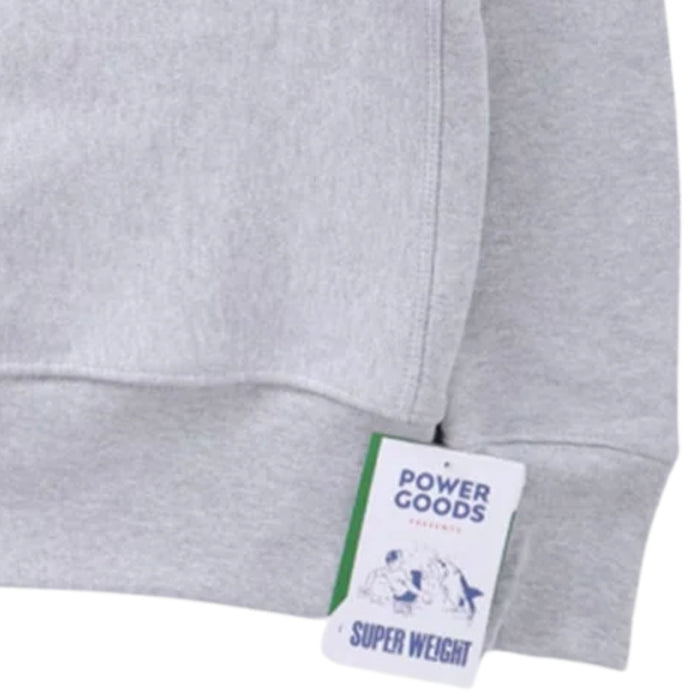 Power Goods Super Weight Quarter Zip - Heather Grey