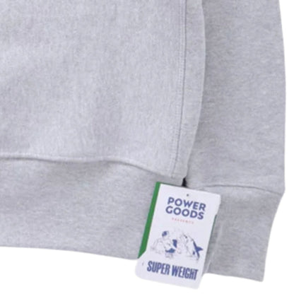 Power Goods Super Weight Quarter Zip - Heather Grey