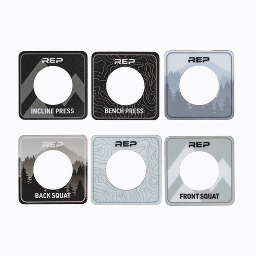 The REP Fitness Power Rack Magnetic Position Markers for 5000 Series racks