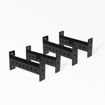 PR-4000 Crossmembers Metallic Black 16" Set of Four