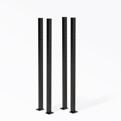 PR-4000 Rack Uprights Metallic Black 80" Set of Four