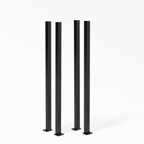 PR-4000 Rack Uprights Metallic Black 80" Set of Four