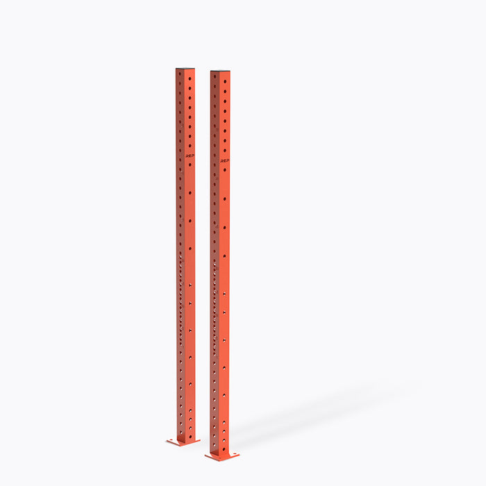 PR-4000 Rack Uprights Orange 80" Pair