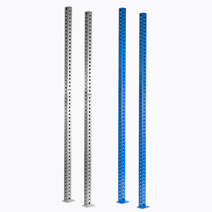 Set / 93" / Stainless Steel + Blue