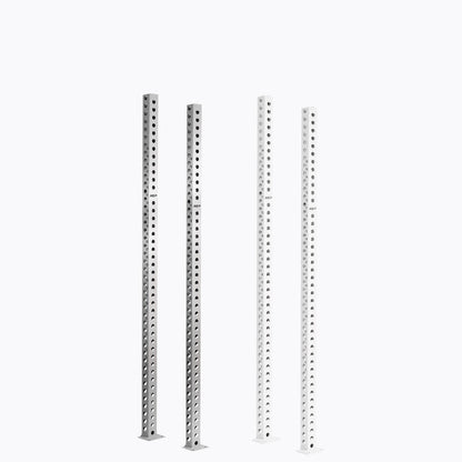 Set / 80" / Stainless Steel + White