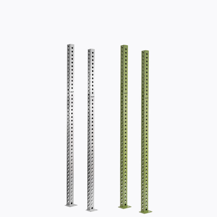 Set / 80" / Stainless Steel + Olive