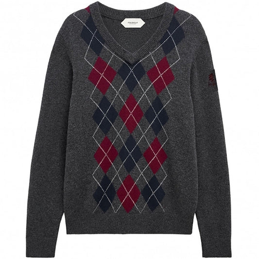 Pringle of Scotland Argyle Jumper - Charcoal