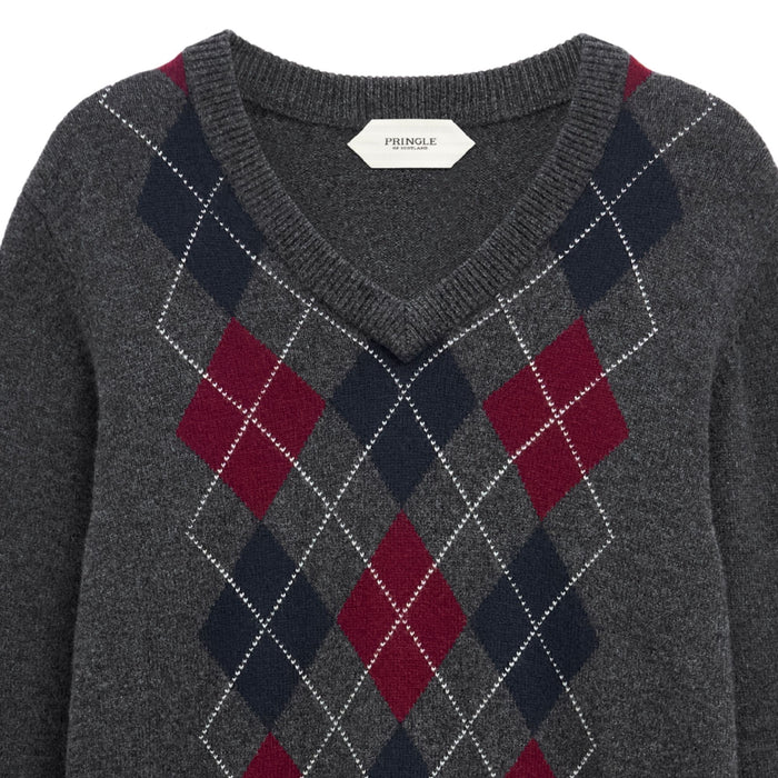 Pringle of Scotland Argyle Jumper - Charcoal