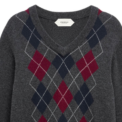 Pringle of Scotland Argyle Jumper - Charcoal