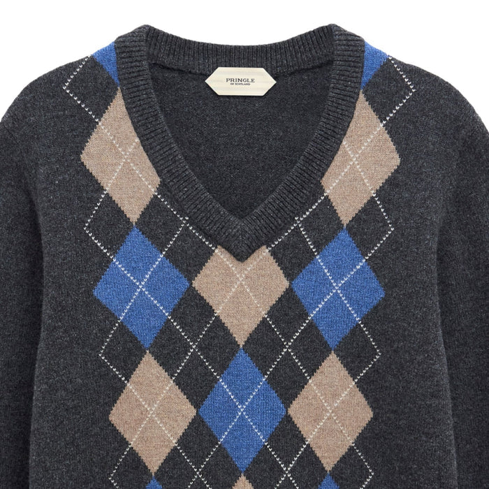Pringle of Scotland Argyle Jumper - Charcoal