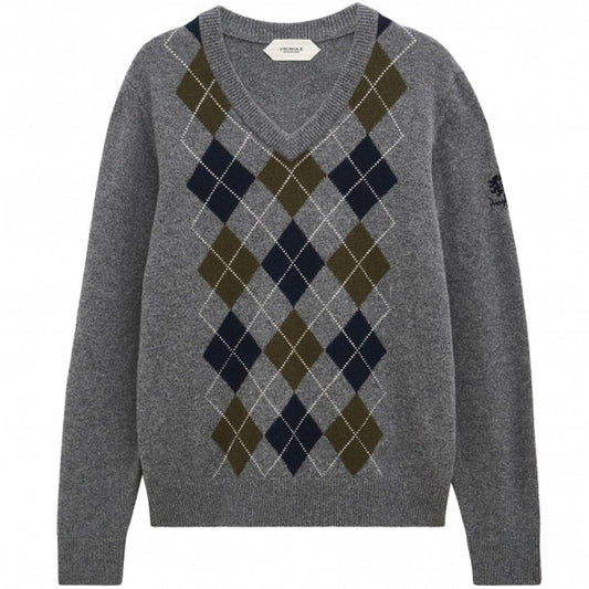 Pringle of Scotland Argyle Jumper - Grey