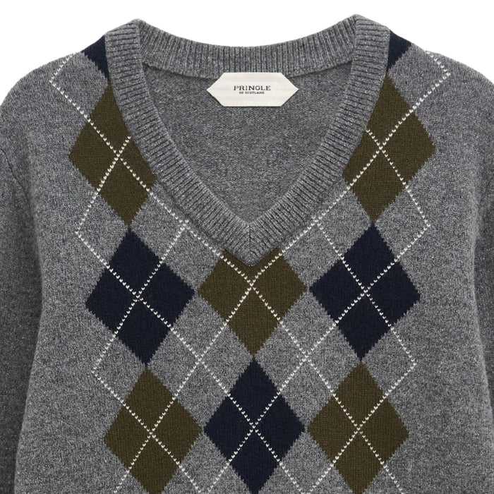 Pringle of Scotland Argyle Jumper - Grey