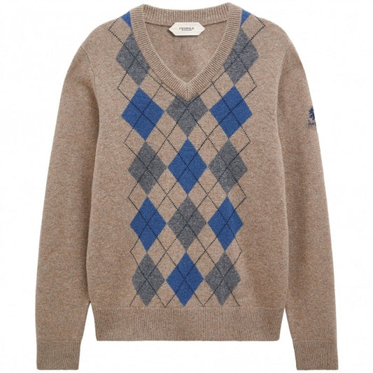 Pringle of Scotland Argyle Jumper - Mushroom