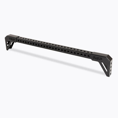 The REP Fitness 72 inch Rack Crossmember Connectors in metallic black