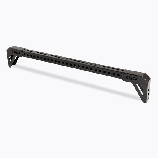 The REP Fitness 72 inch Rack Crossmember Connectors in metallic black