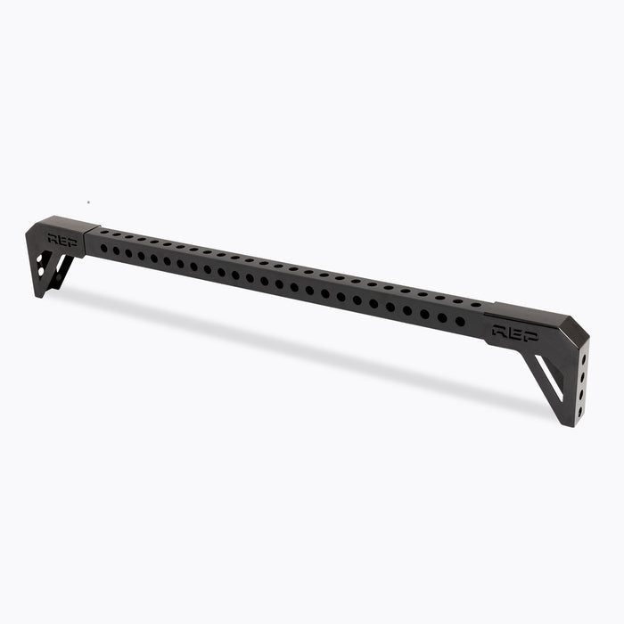 The REP Fitness 72 inch Rack Crossmember Connectors in matte black