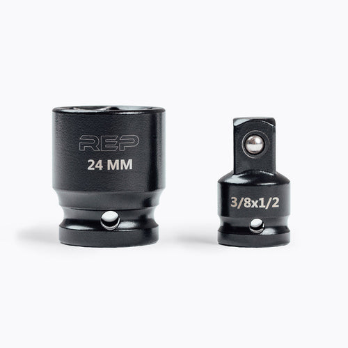REP's 24mm Rack Socket for installing 4000 Series Power Rack with REP's Rack Socket 3/8 x 1/2 Adapter