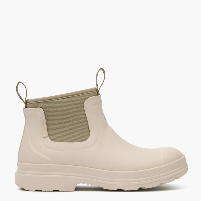 Rainscape Women's Chelsea Waterproof Rubber Boot in Sand MRSCHW80 right profile