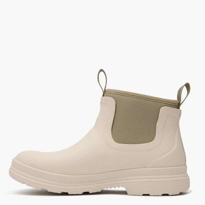 Rainscape Women's Chelsea Waterproof Rubber Boot in Sand MRSCHW80 left profile