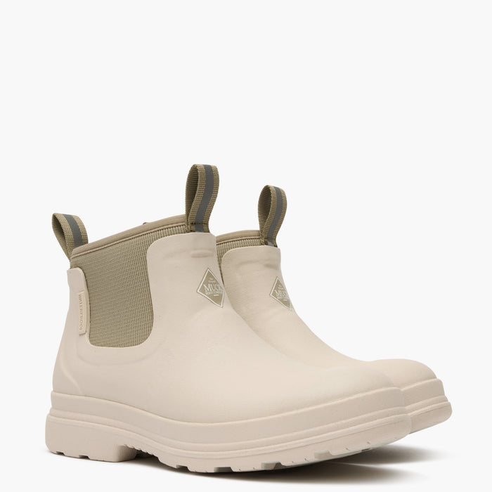Rainscape Women's Chelsea Waterproof Rubber Boot in Sand MRSCHW80 angled profile