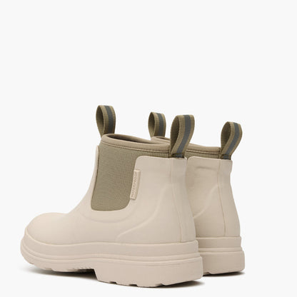 Rainscape Women's Chelsea Waterproof Rubber Boot in Sand MRSCHW80 back profile
