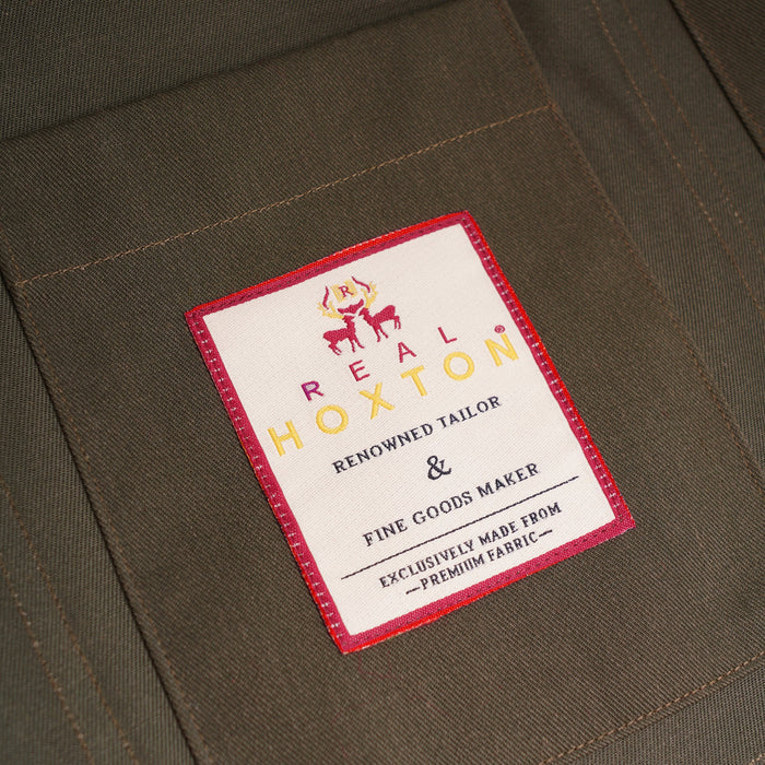 Real Hoxton Chore Jacket - Moss Green
