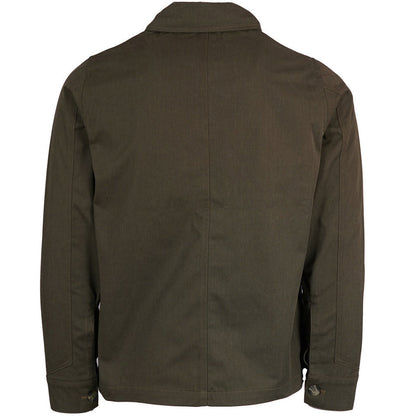 Real Hoxton Chore Jacket - Moss Green