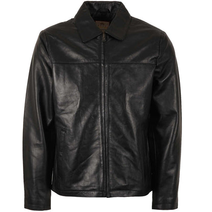 Real Hoxton Classic Leather Jacket - Black