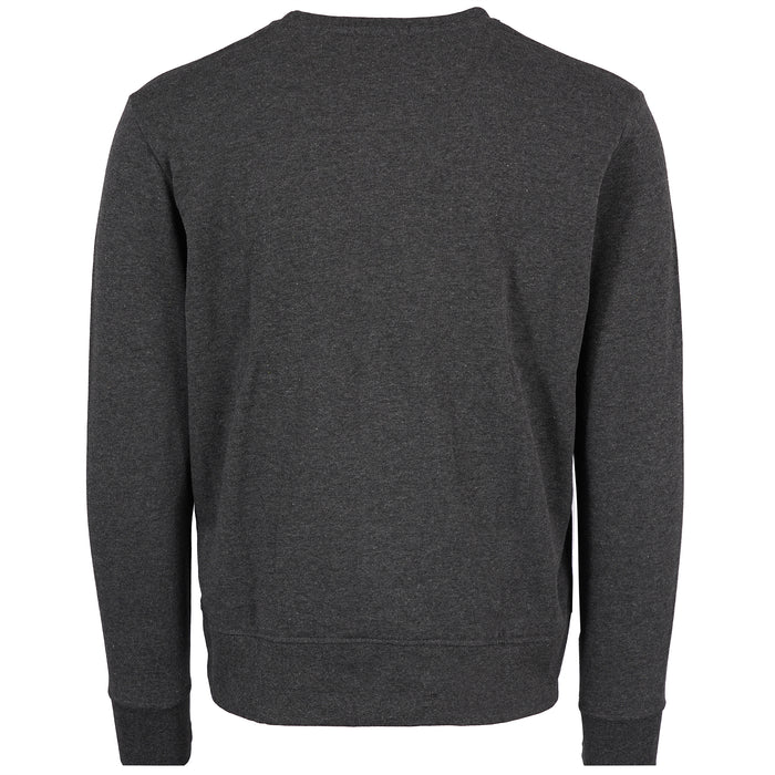 Real Hoxton Loopback Cotton Sweatshirt - Charcoal