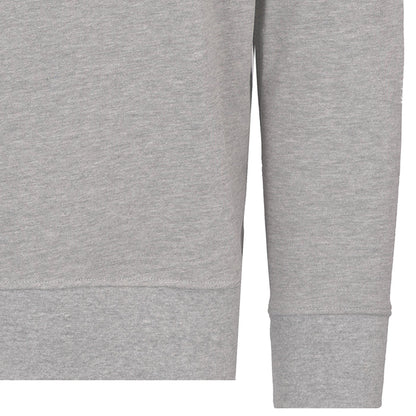 Real Hoxton Loopback Cotton Sweatshirt - Heather Grey