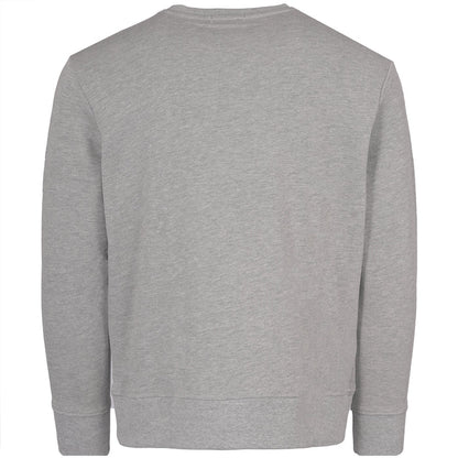 Real Hoxton Loopback Cotton Sweatshirt - Heather Grey