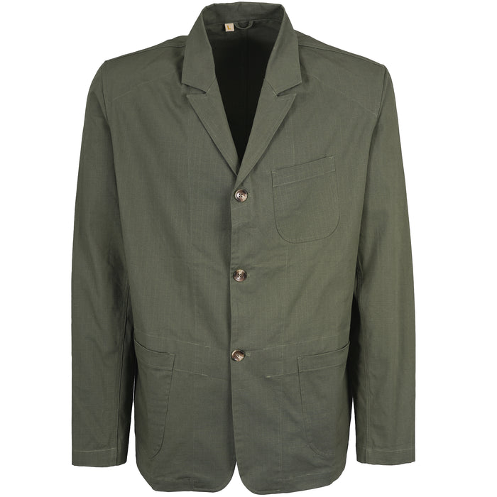 Real Hoxton Ripstop Engineer Jacket - Khaki Green
