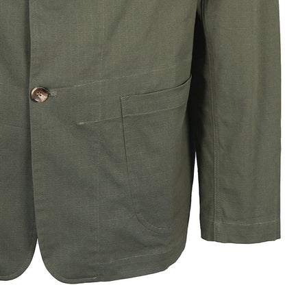 Real Hoxton Ripstop Engineer Jacket - Khaki Green