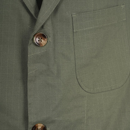 Real Hoxton Ripstop Engineer Jacket - Khaki Green