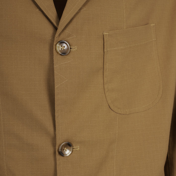 Real Hoxton Ripstop Engineer Jacket - Tan