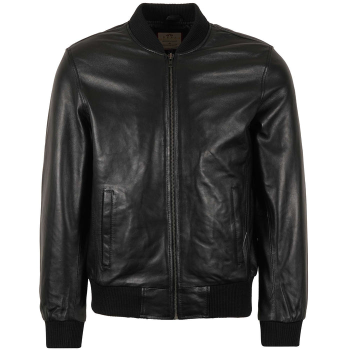 Real Hoxton Ryan Bomber Jacket - Black