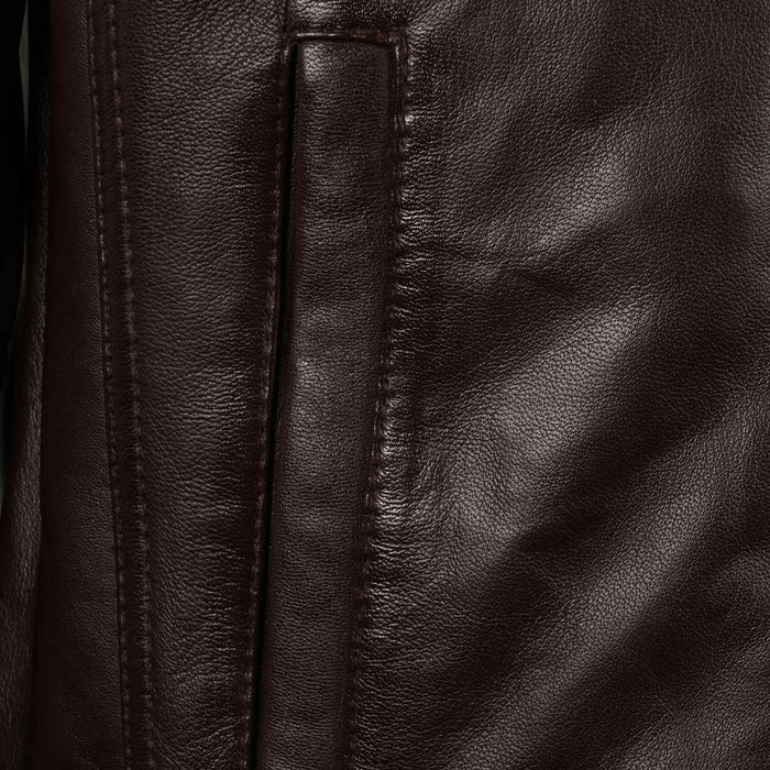 Real Hoxton Ryan Bomber Jacket - Brown
